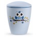 Biodegradable Cremation Ashes Urn (Infant / Child / Boy / Girl) – Blue with Illustrated Owl